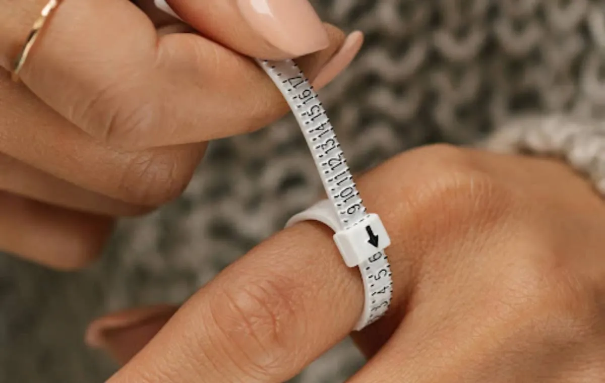 راهنمای سایز بندی انگشتر در خرید اینترنتی