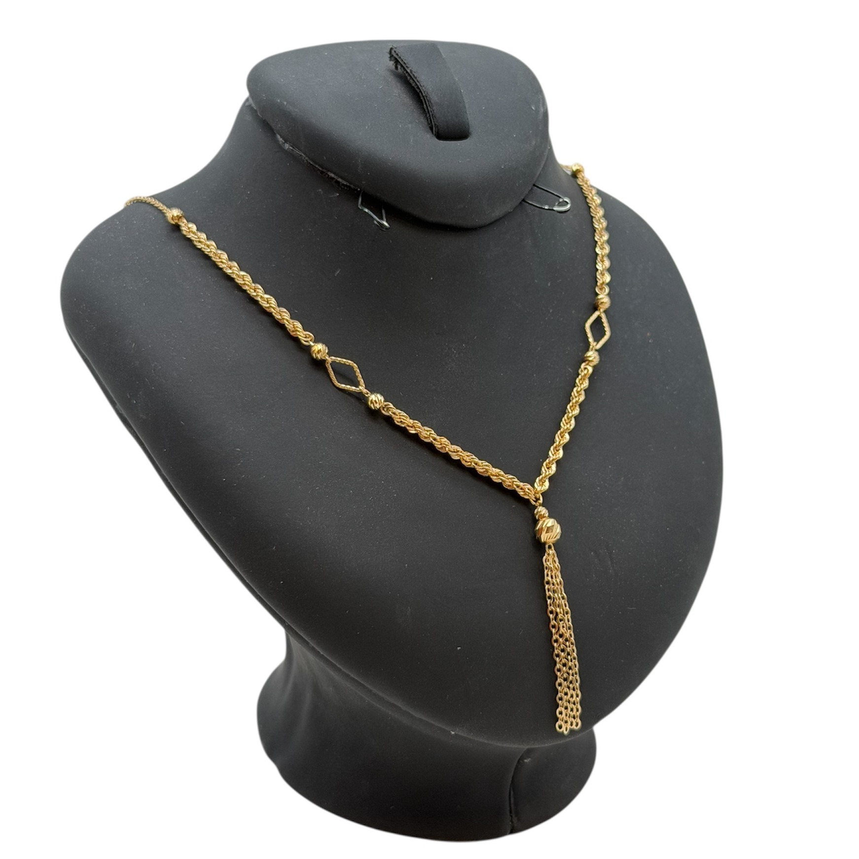 گردنبند طنابی اویز